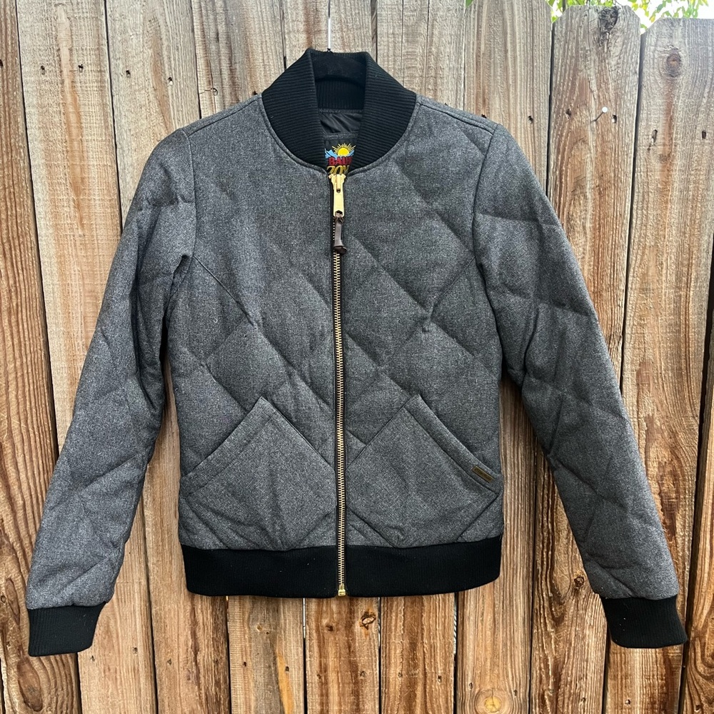 Eddie Bauer Skyliner grey down coat XS